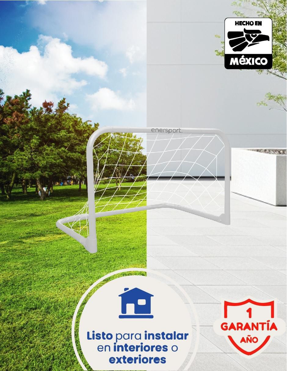 Portería para fútbol con red infantil 2