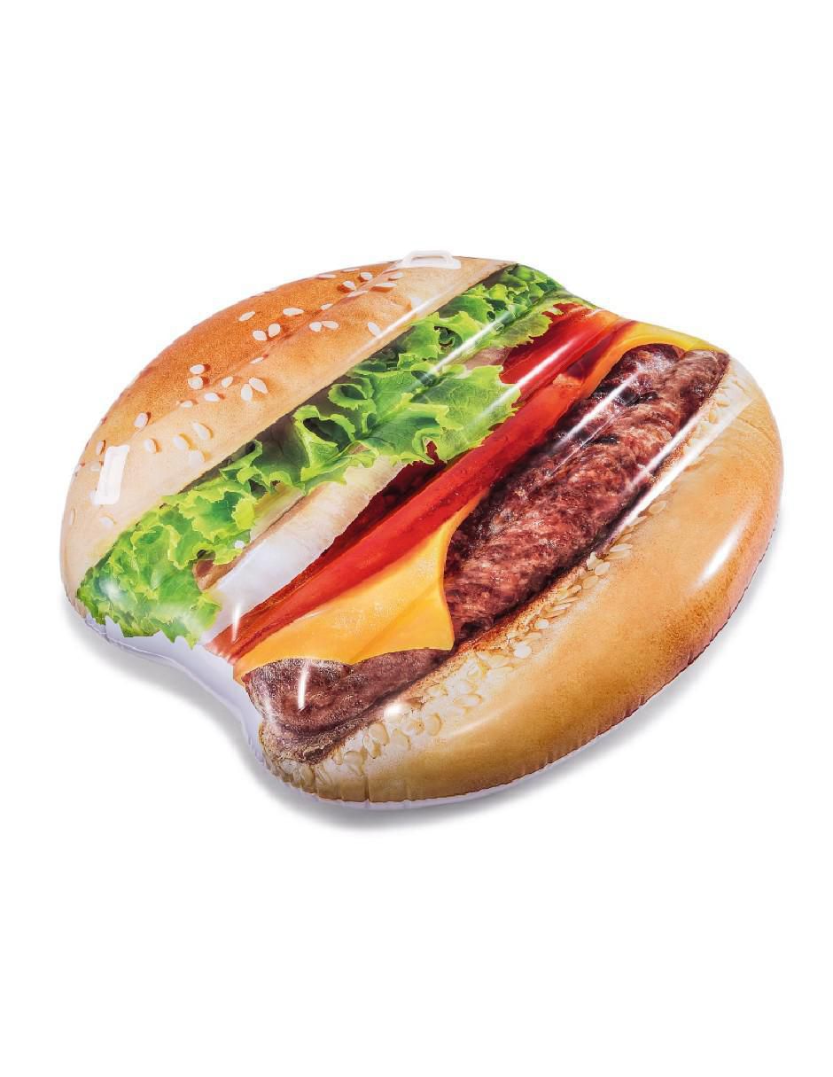 Inflable acuático forma de hamburguesa 2