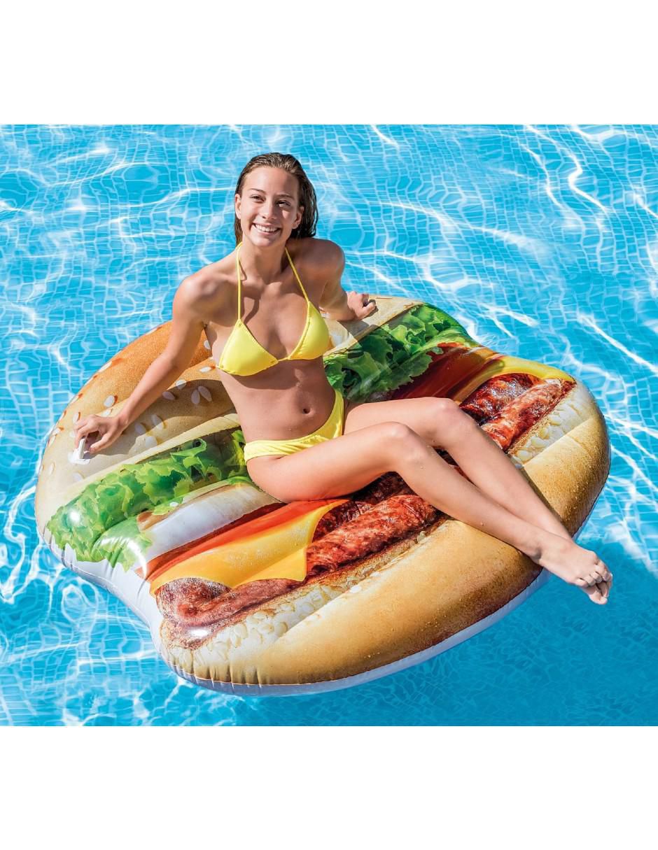 Inflable acuático forma de hamburguesa 3