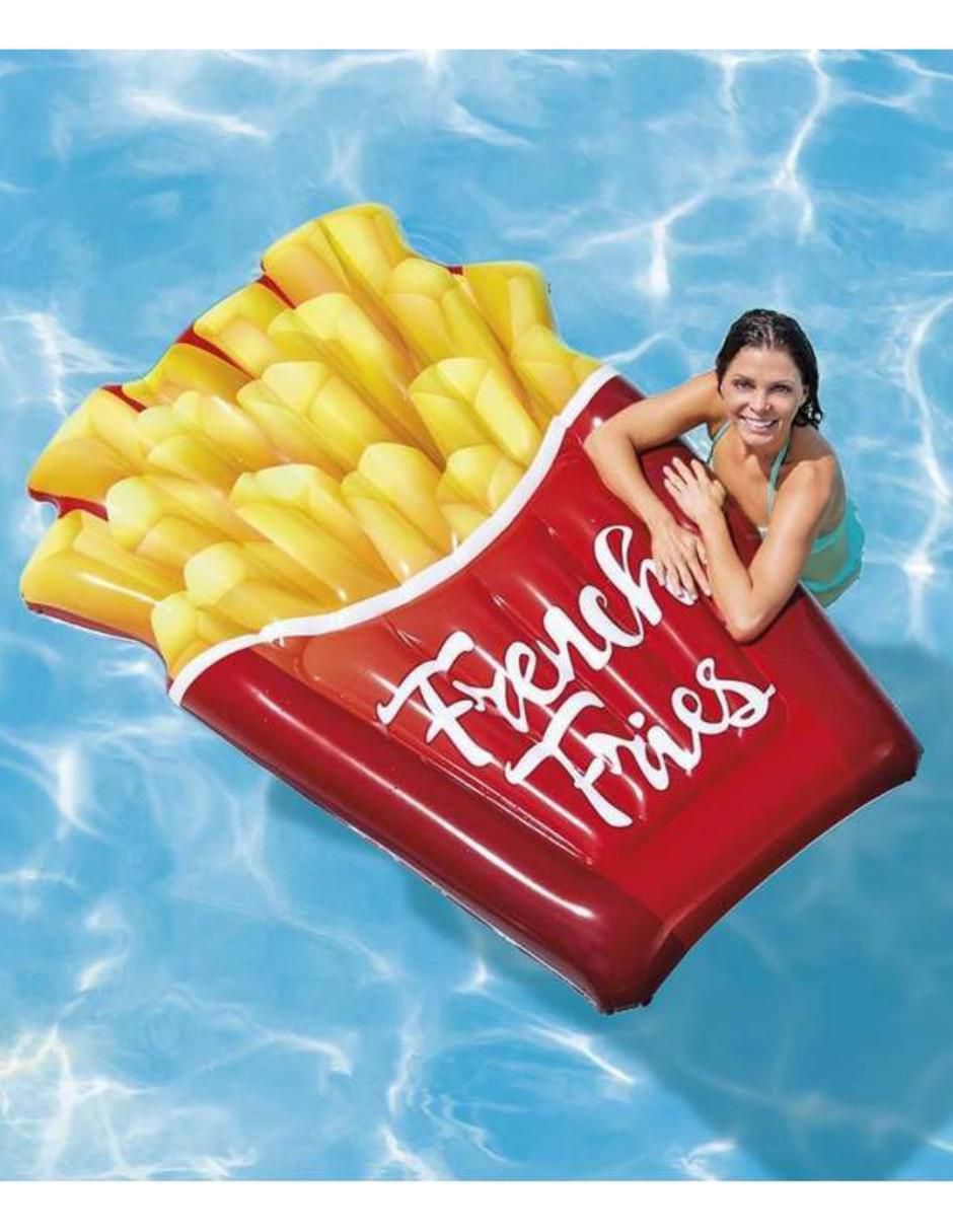 Inflable acuático forma de papas fritas 2