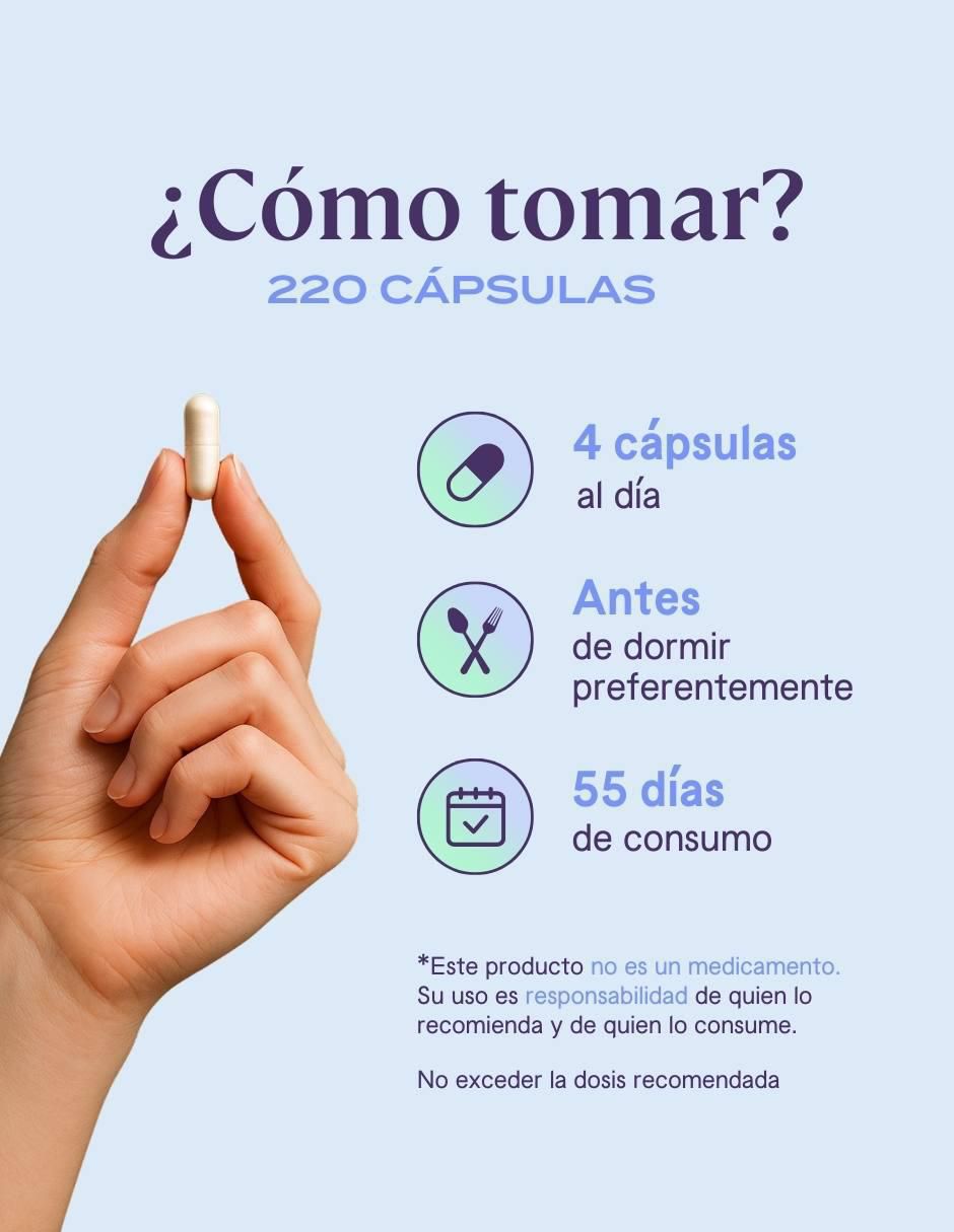Citrato y glicinato de magnesio 220 capsulas 4