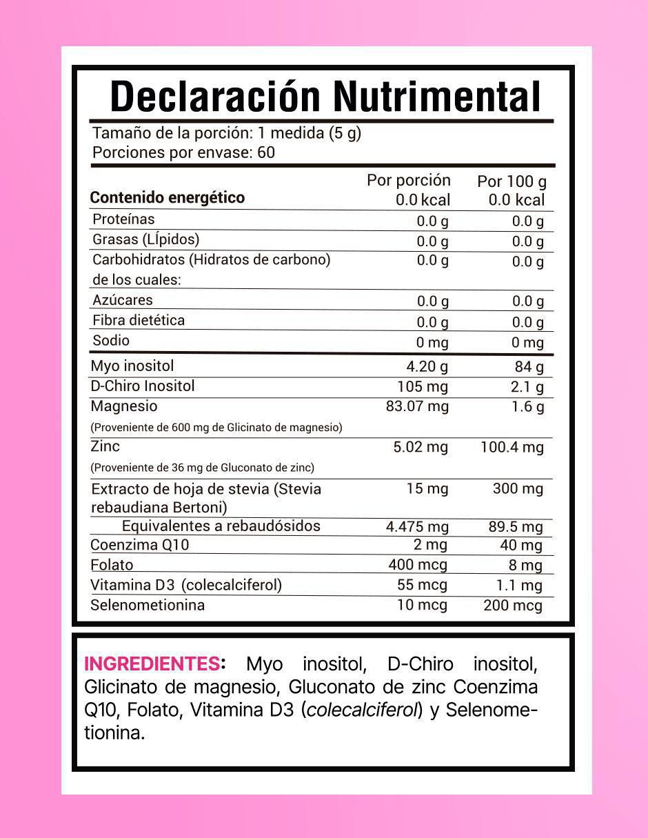 Myo & D-Chiro Inositol de 300 g 10