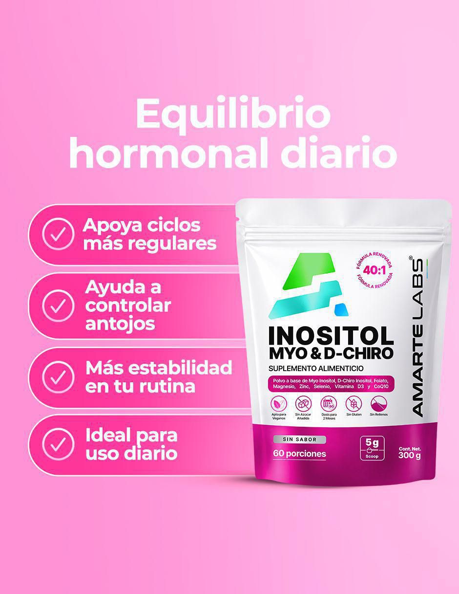 Inositol Myo & D-Chiro sabor lima limón de 300 g 2