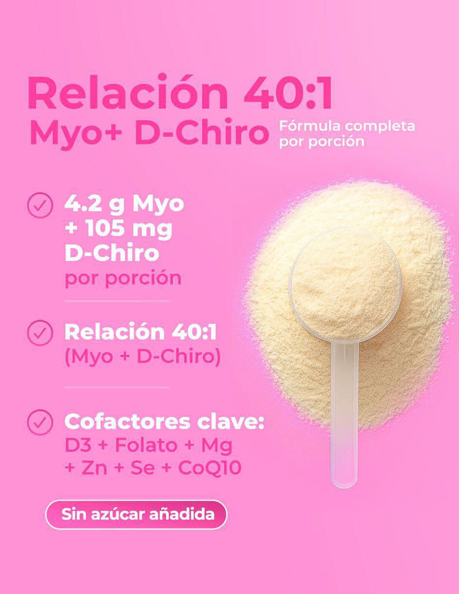 Inositol Myo & D-Chiro sabor lima limón de 300 g 4