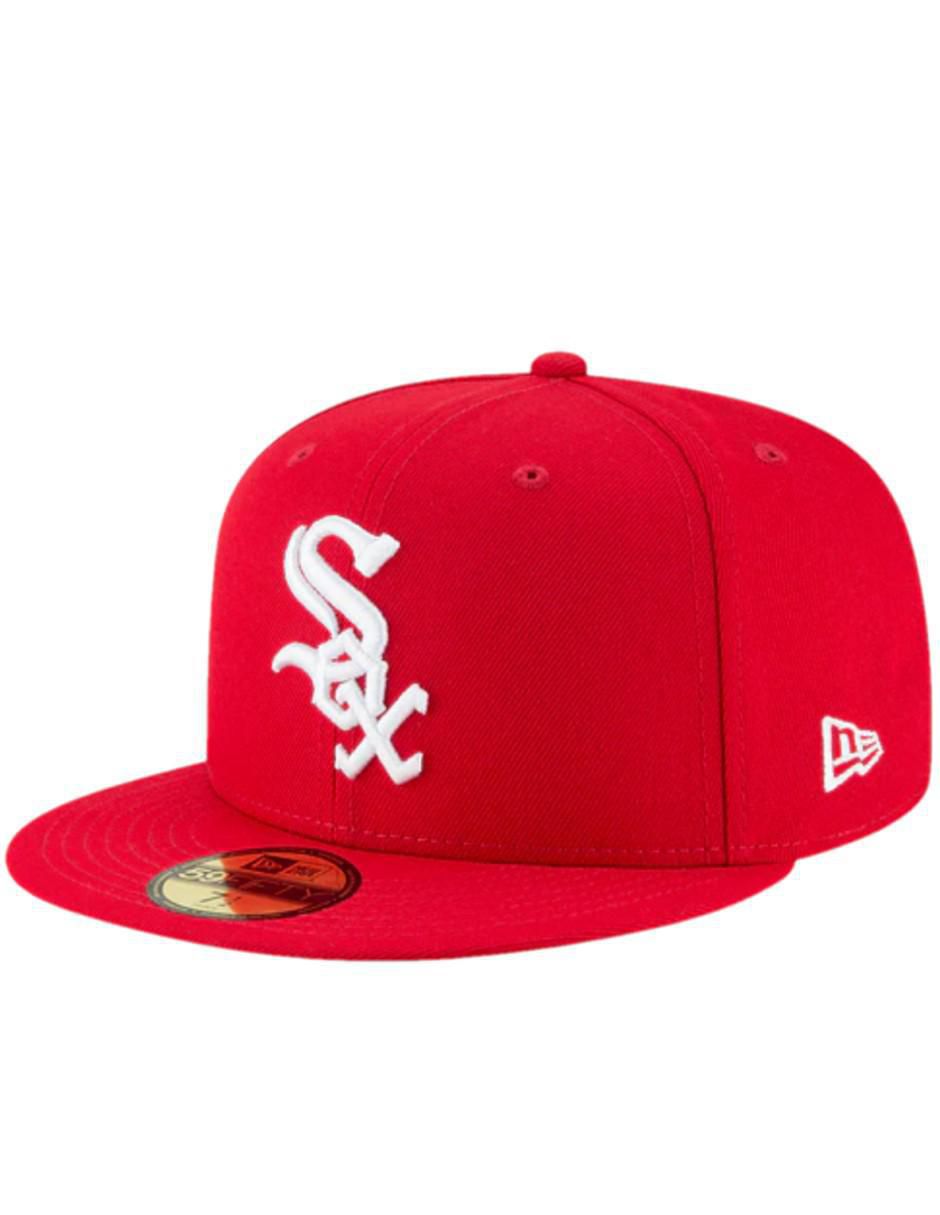 Gorra visera plana cerrada Chicago White Sox para hombre
