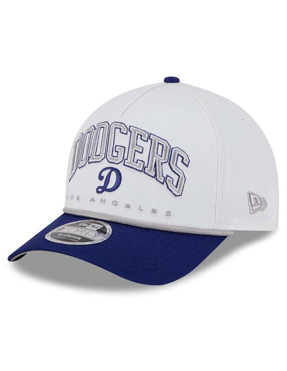 Gorra visera curva correa ajustable para Béisbol Sport Night Los Ángeles Dodgers adulto