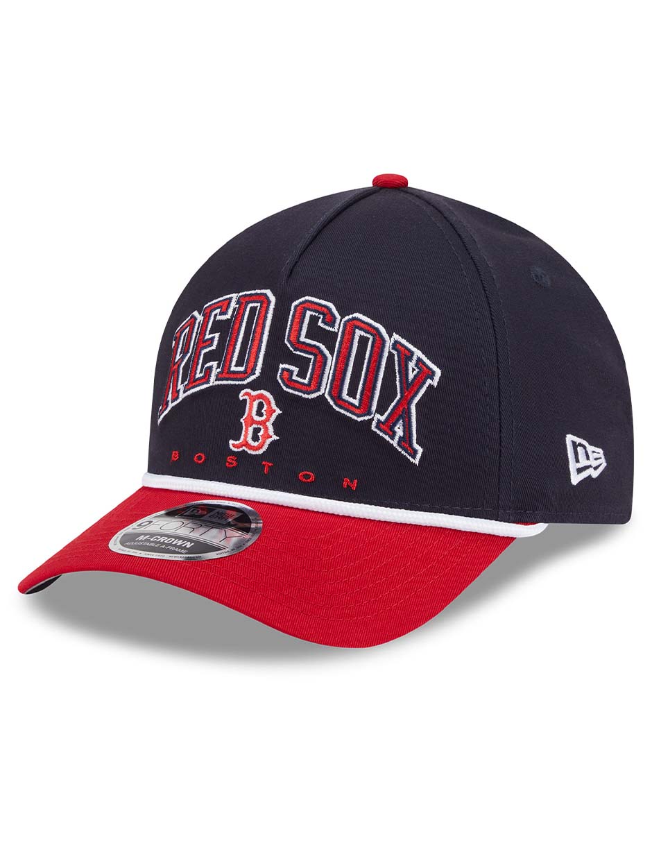 Gorra visera curva correa ajustable para Béisbol Sport Night Boston Red Sox adulto