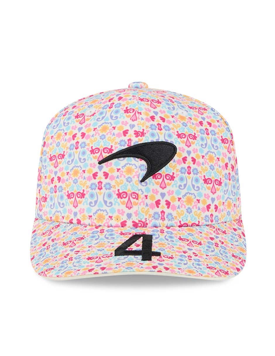 Gorra visera curva correa ajustable para Motorsport Race Especial México Mclaren adulto 3
