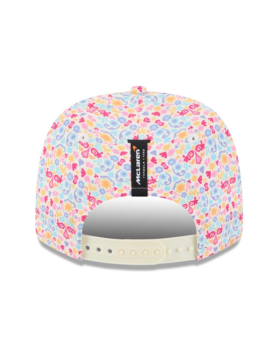 Gorra visera curva correa ajustable para Motorsport Race Especial México Mclaren adulto 5