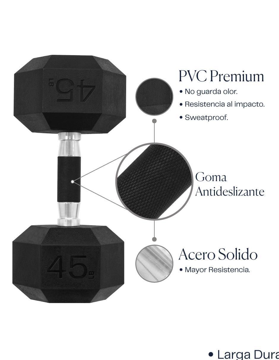 "mancuerna/set mancuernas/kit mancuernas" de peso fijo eleva 20 kg 2 "piezas"