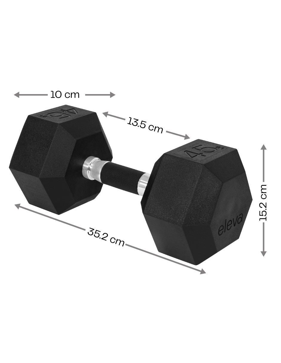 "mancuerna/set mancuernas/kit mancuernas" de peso fijo eleva 20 kg 2 "piezas"