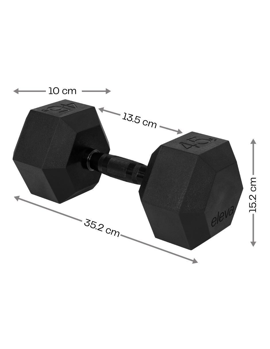 Set mancuernas de peso fijo 20 kg 2 piezas 8
