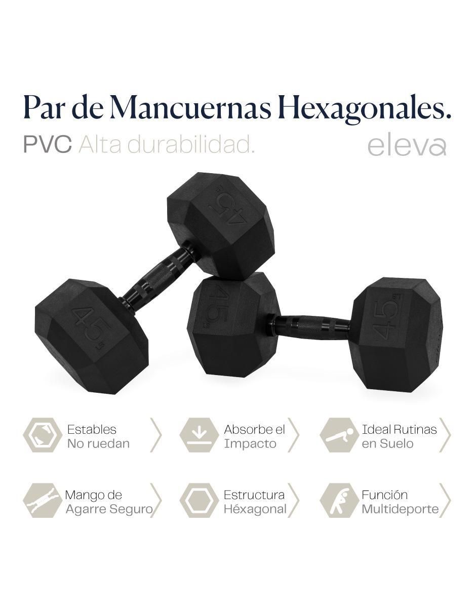 Set mancuernas de peso fijo 20 kg 2 piezas 4