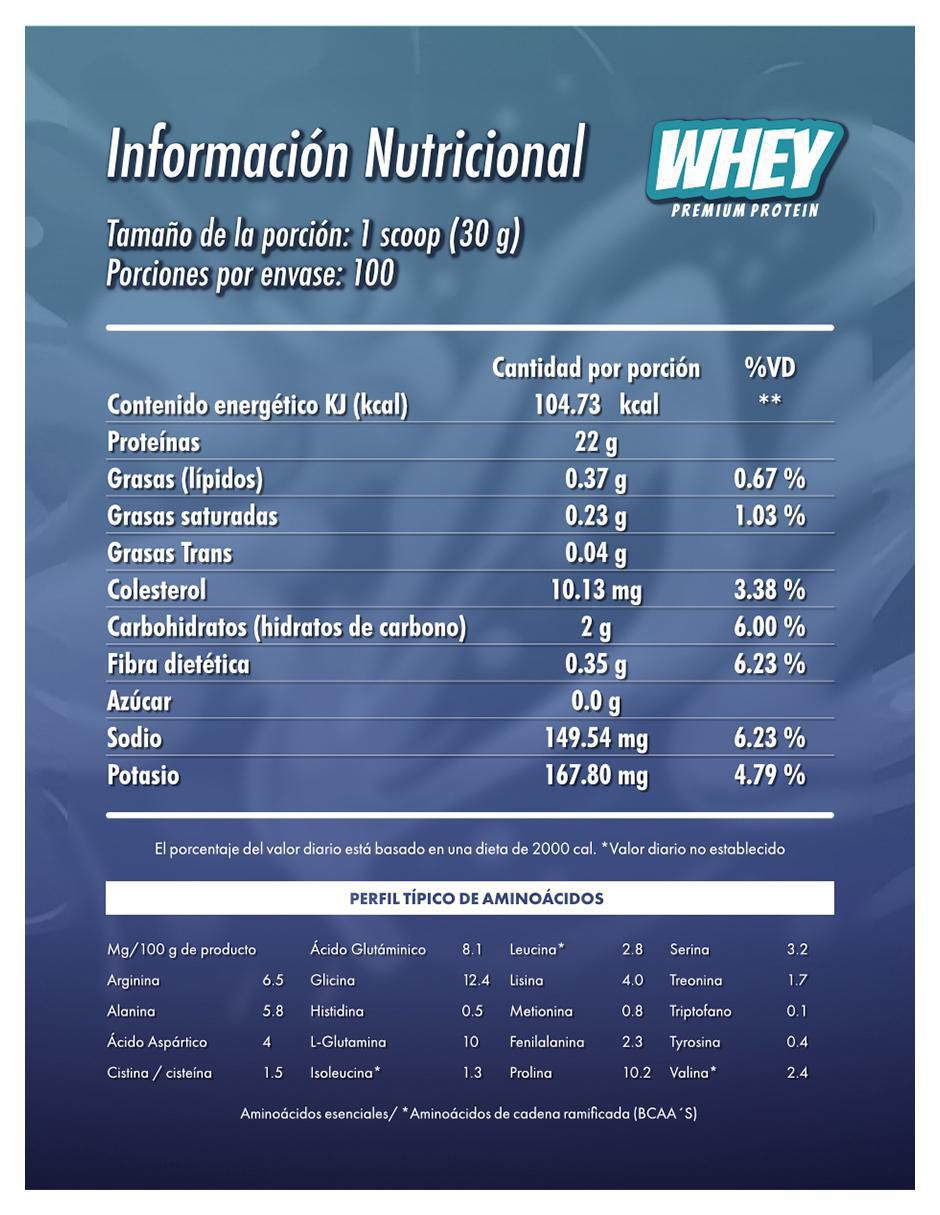 Proteína whey madness suplemento deportivo premium con proteína sabor chocolate de 3 kg 5