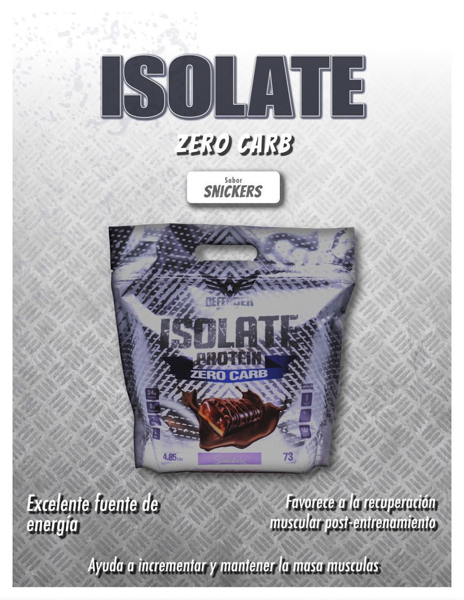 Proteína isolate defender suplemento levanta músculo con proteína sabor chocolate de 2.2 kg 4