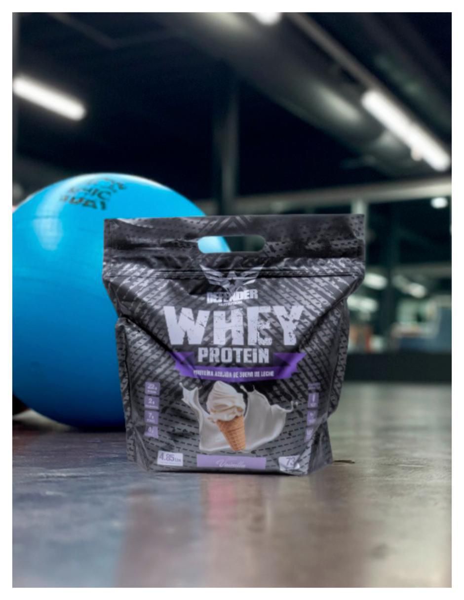Costal proteína whey defender aislada suplemento con proteína sabor vainilla de  2.2 kg 3