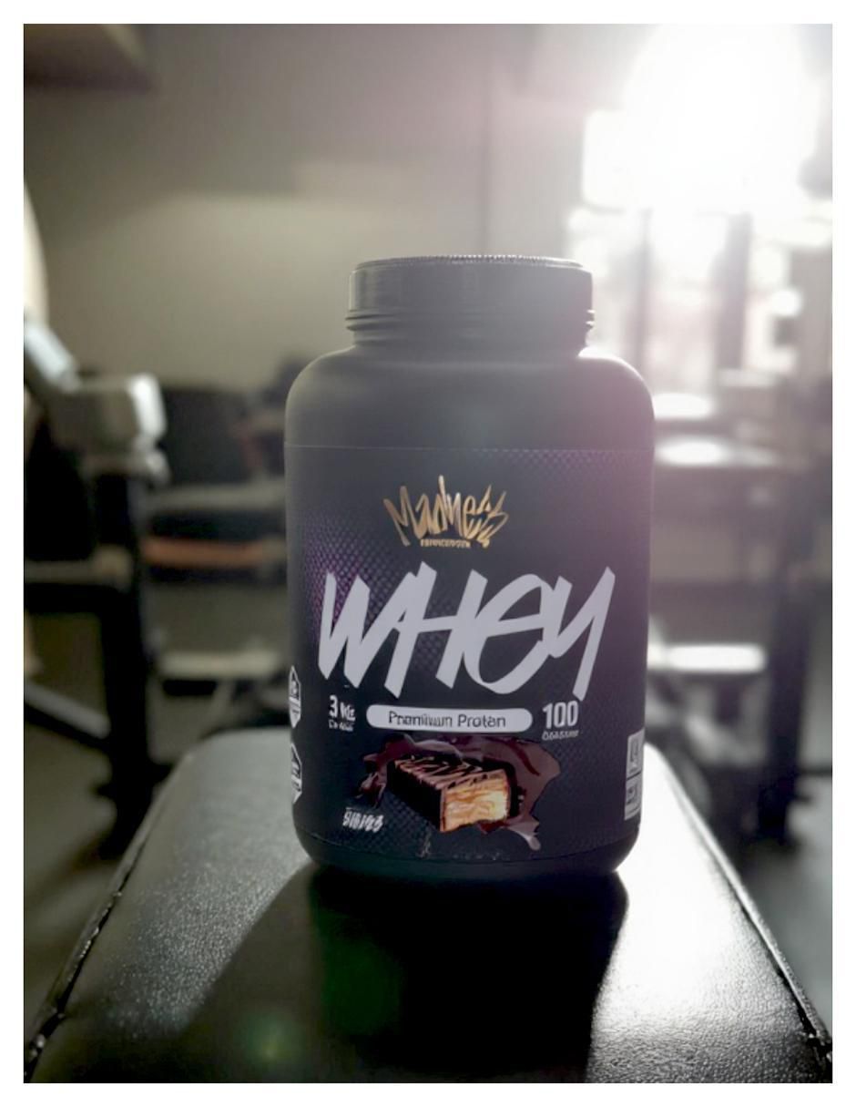Proteína whey madness suplemento deportivo premium snickers con proteína sabor chocolate de 3 kg 3