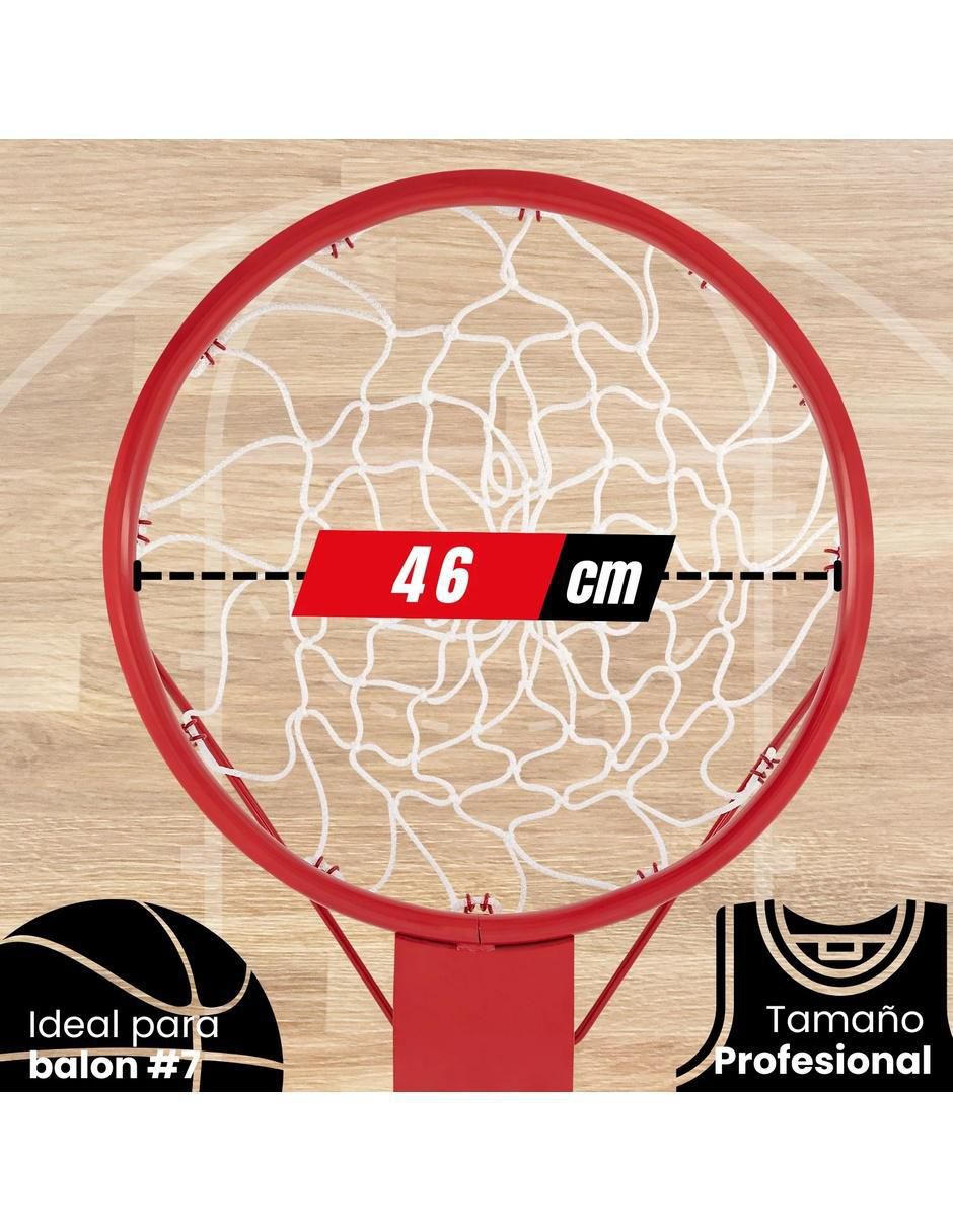 Aro y red premium de básquetbol profesional adulto 5