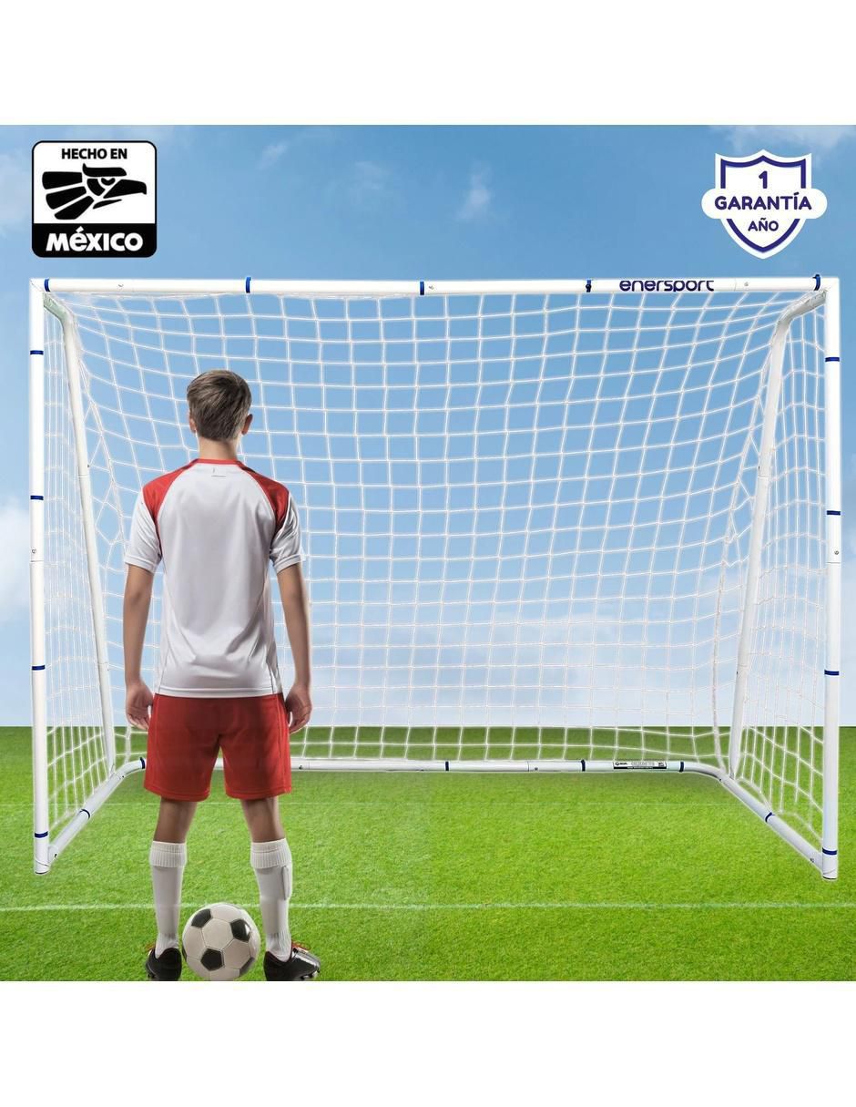 Portería para fútbol con red adulto 2