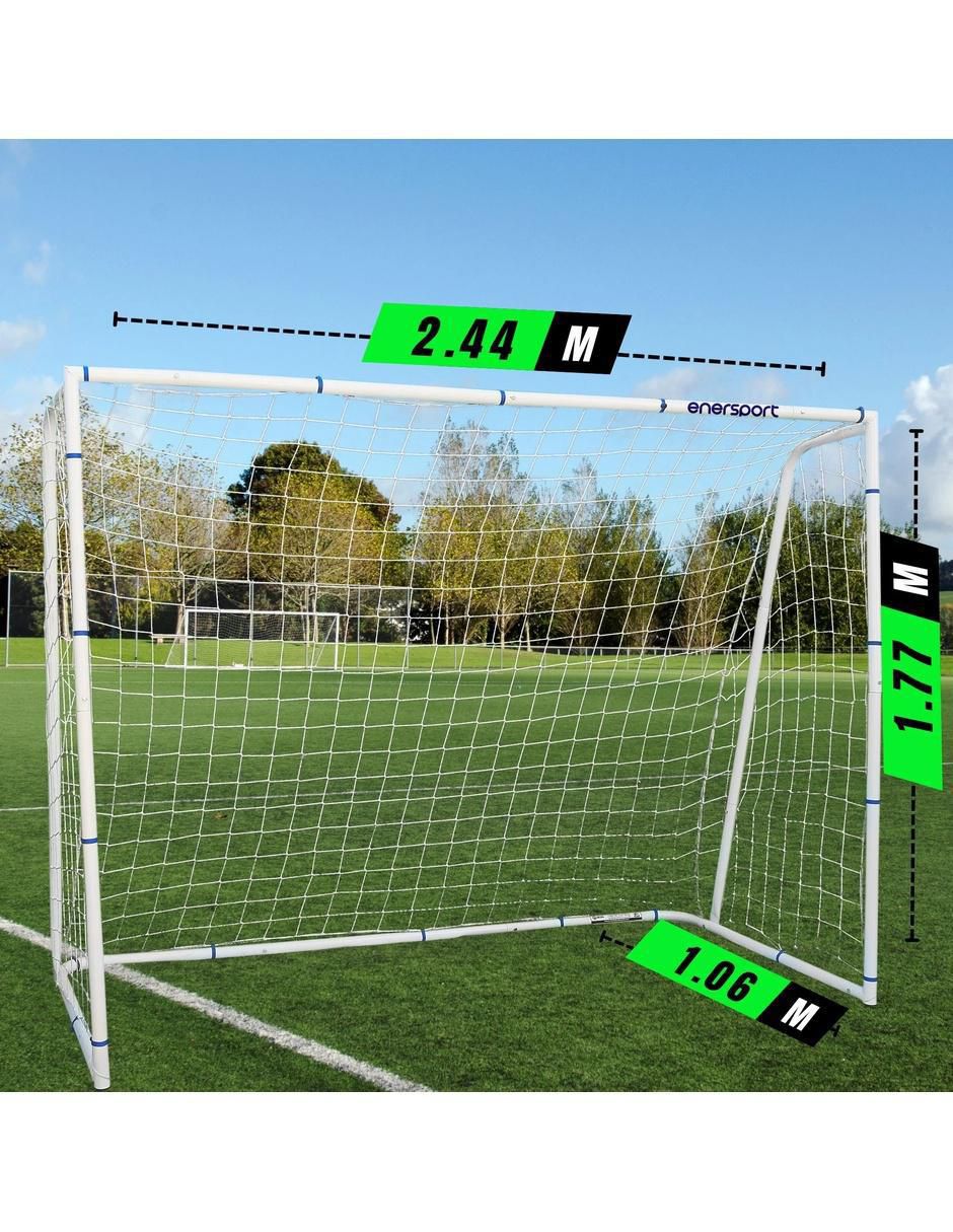 Portería para fútbol con red adulto 5