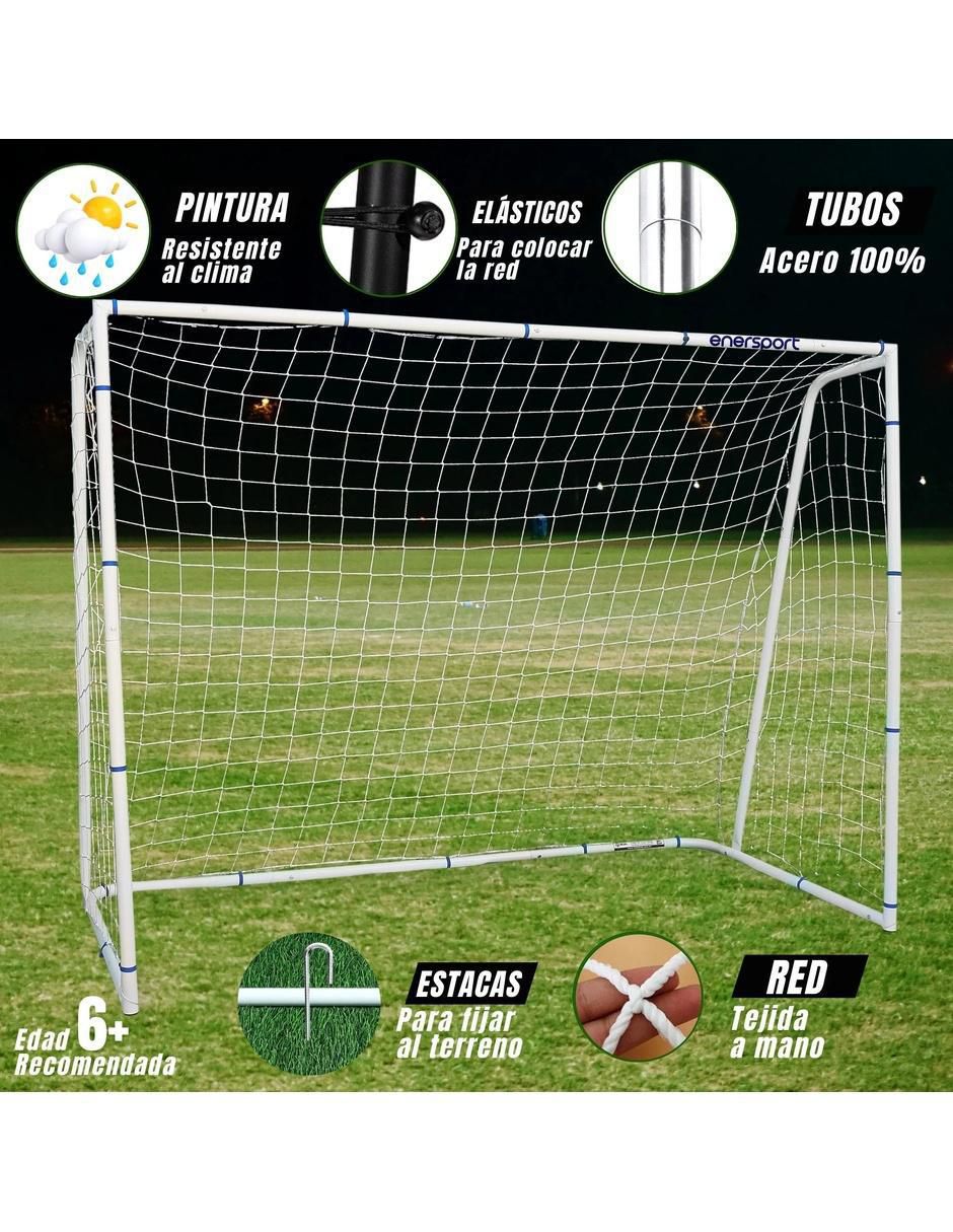 Portería para fútbol con red adulto 3