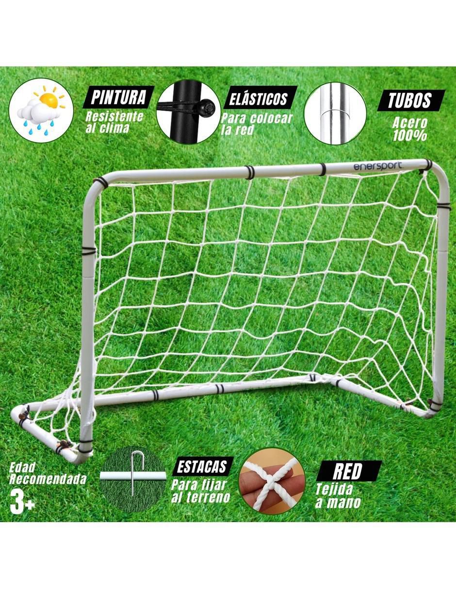 Portería para fútbol con red infantil 3
