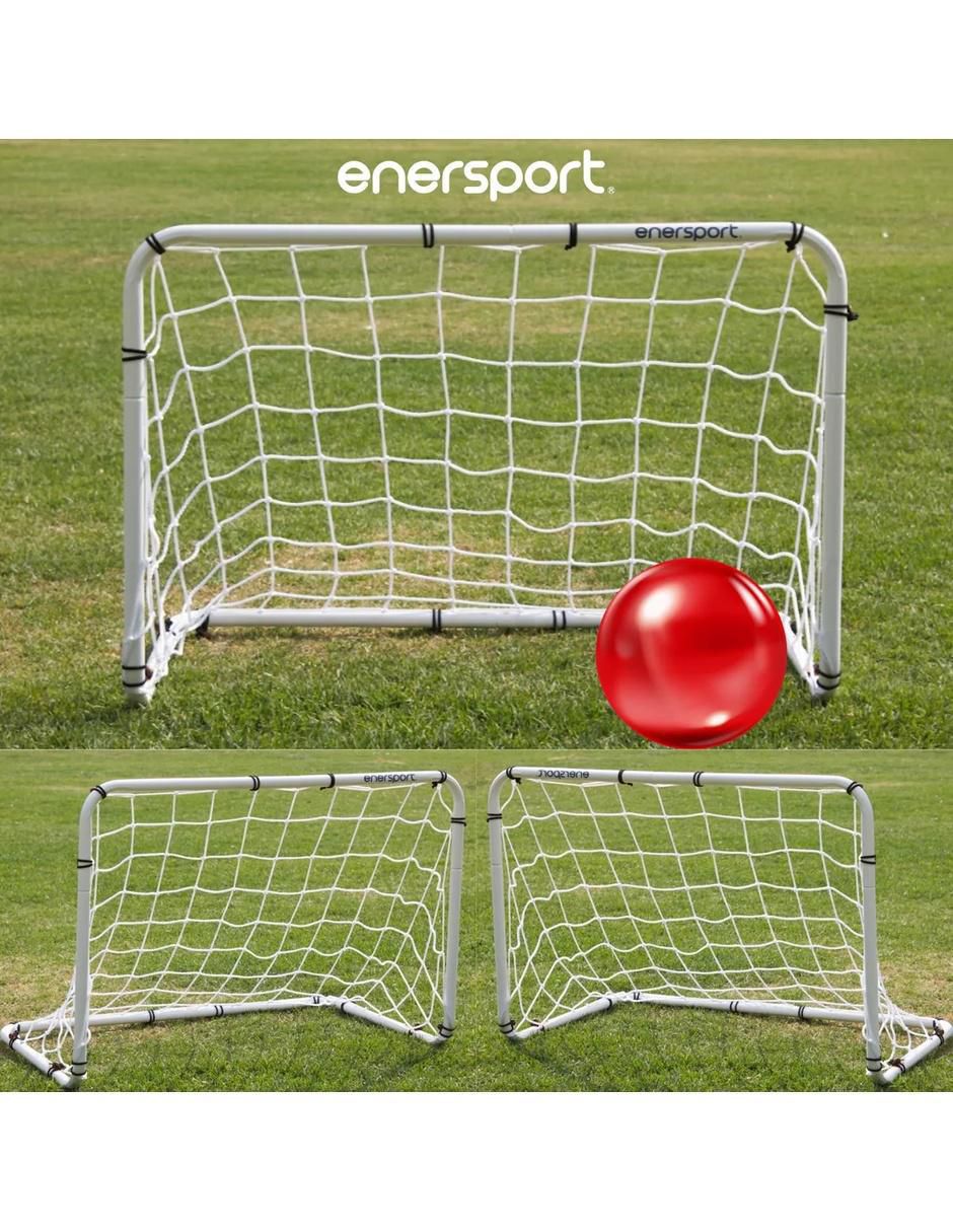 Portería para fútbol con red infantil 5