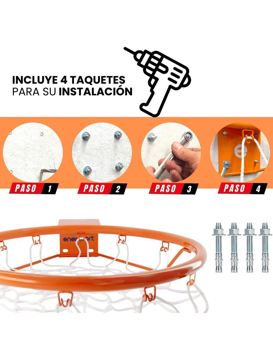 Aros y redes energym premium "de" básquetbol profesional adulto