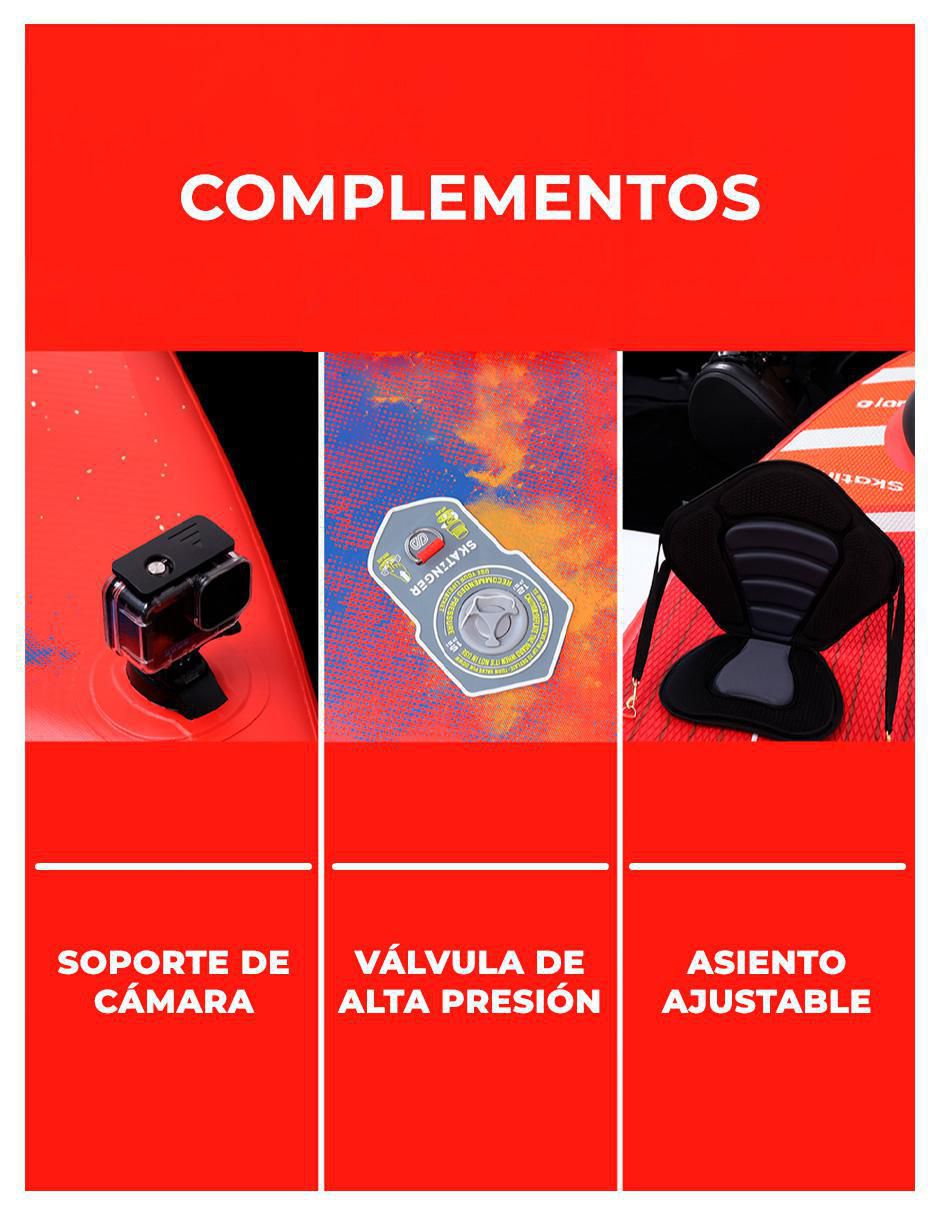 Tabla surf Interstellar red adulto 3