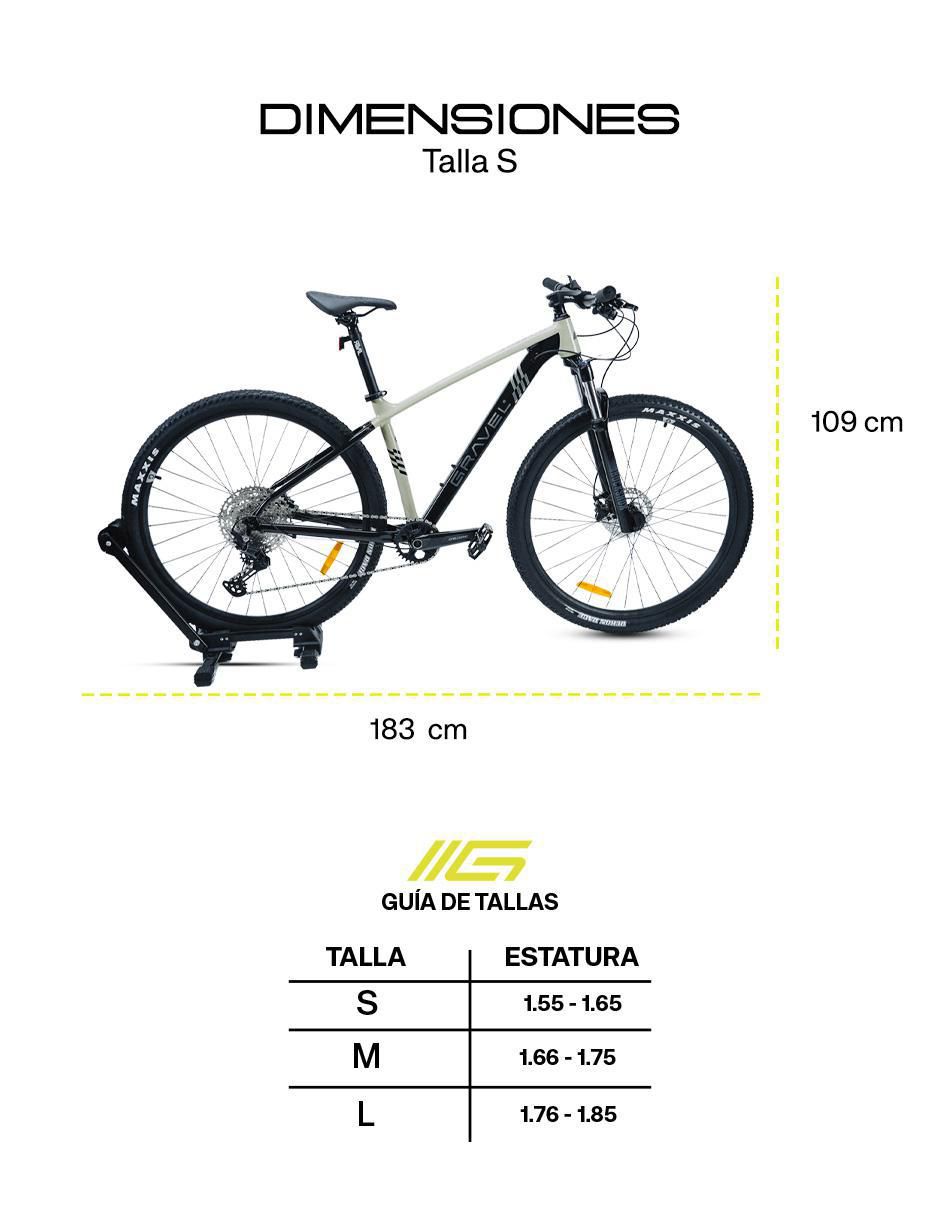 Bicicleta de montaña rodada 29 unisex 10
