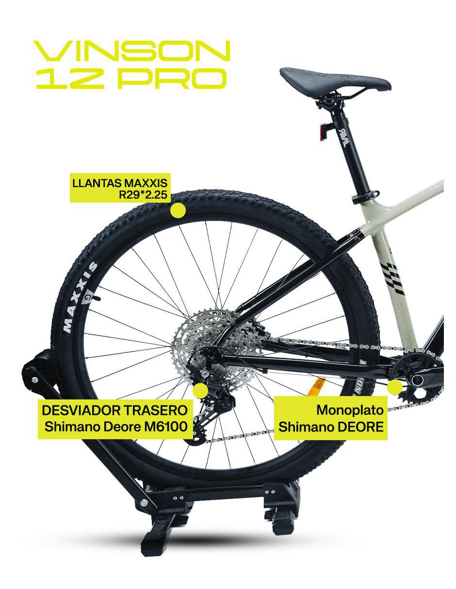 Bicicleta de montaña rodada 29 unisex 4
