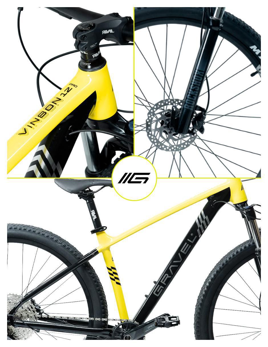 Bicicleta de montaña gravel "rodada" 29 vinson 12 pro 15¨ "para" unisex