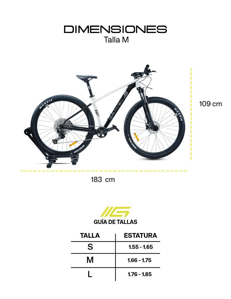 Bicicleta de montaña rodada 29 unisex 10