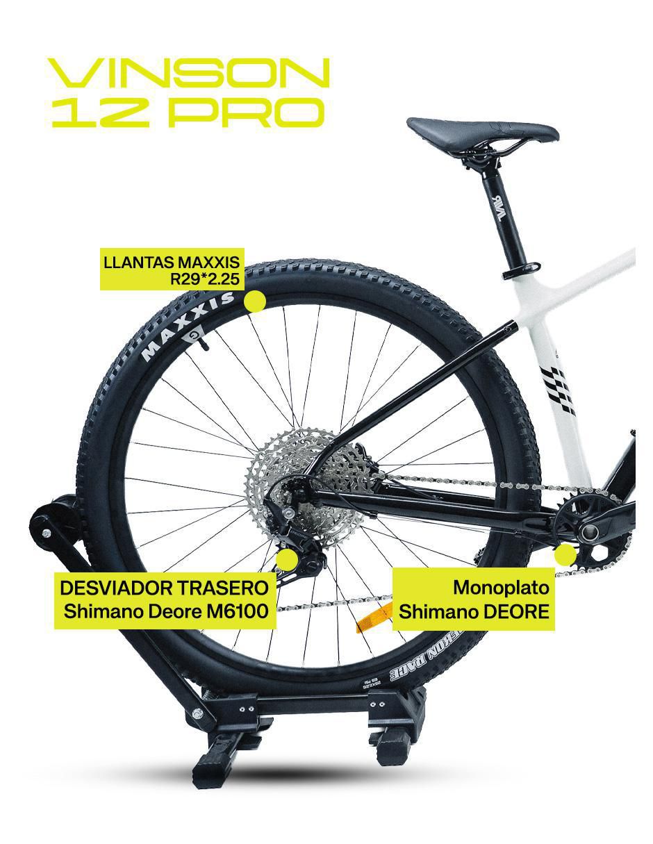 Bicicleta de montaña rodada 29 unisex 4