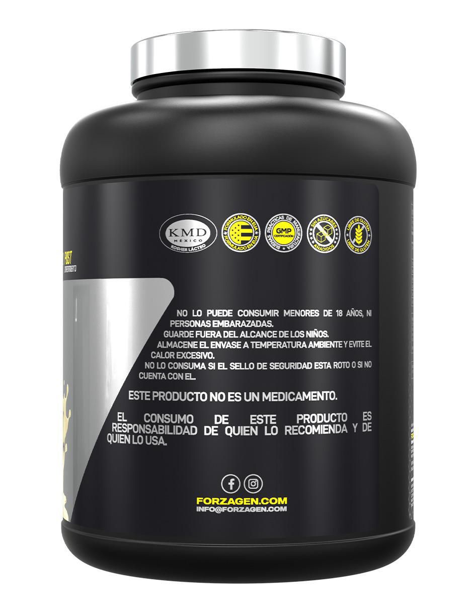Proteína Forzawhey con proteína de suero de leche sabor vainilla de 2.2 kg 3