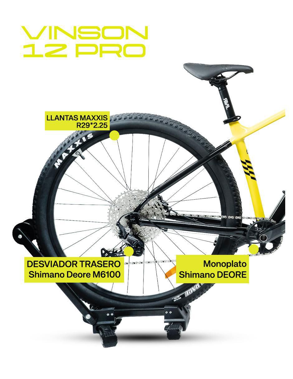 Bicicleta de montaña gravel "rodada" 29 vinson 12 pro 19¨ "para" unisex