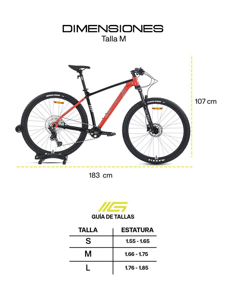 Bicicleta de montaña gravel "rodada" 29 vinson 12 17¨ "para" unisex