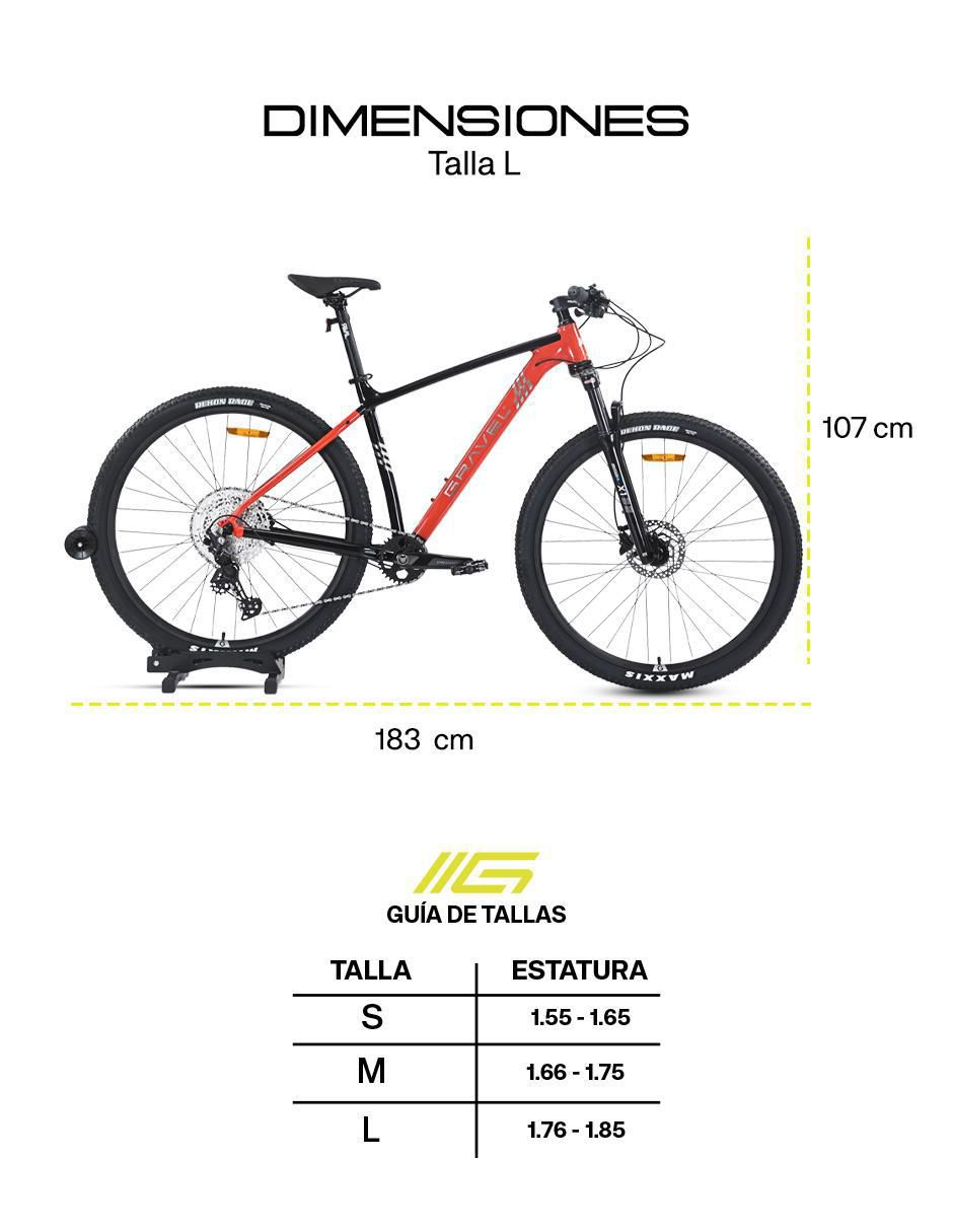 Bicicleta de montaña gravel "rodada" 29 vinson 12 19¨ "para" unisex