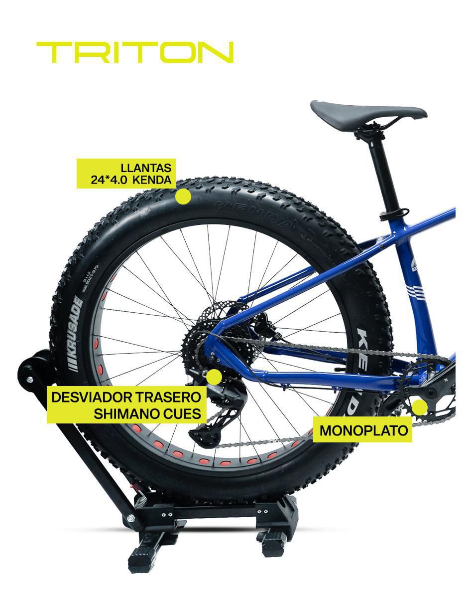 Bicicleta de montaña rodada 26 triton m unisex 4