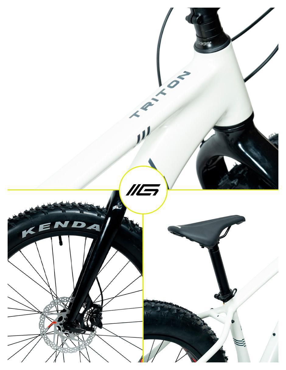 Bicicleta de montaña gravel "rodada" 26 triton m "para" unisex