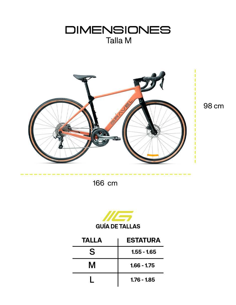 Bicicleta de montaña gravel "rodada" 700 tucson 2.0 52¨ "para" unisex