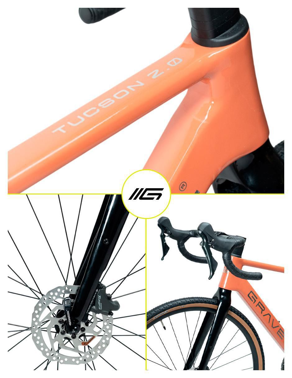 Bicicleta de montaña gravel "rodada" 700 tucson 2.0 55" "para" unisex