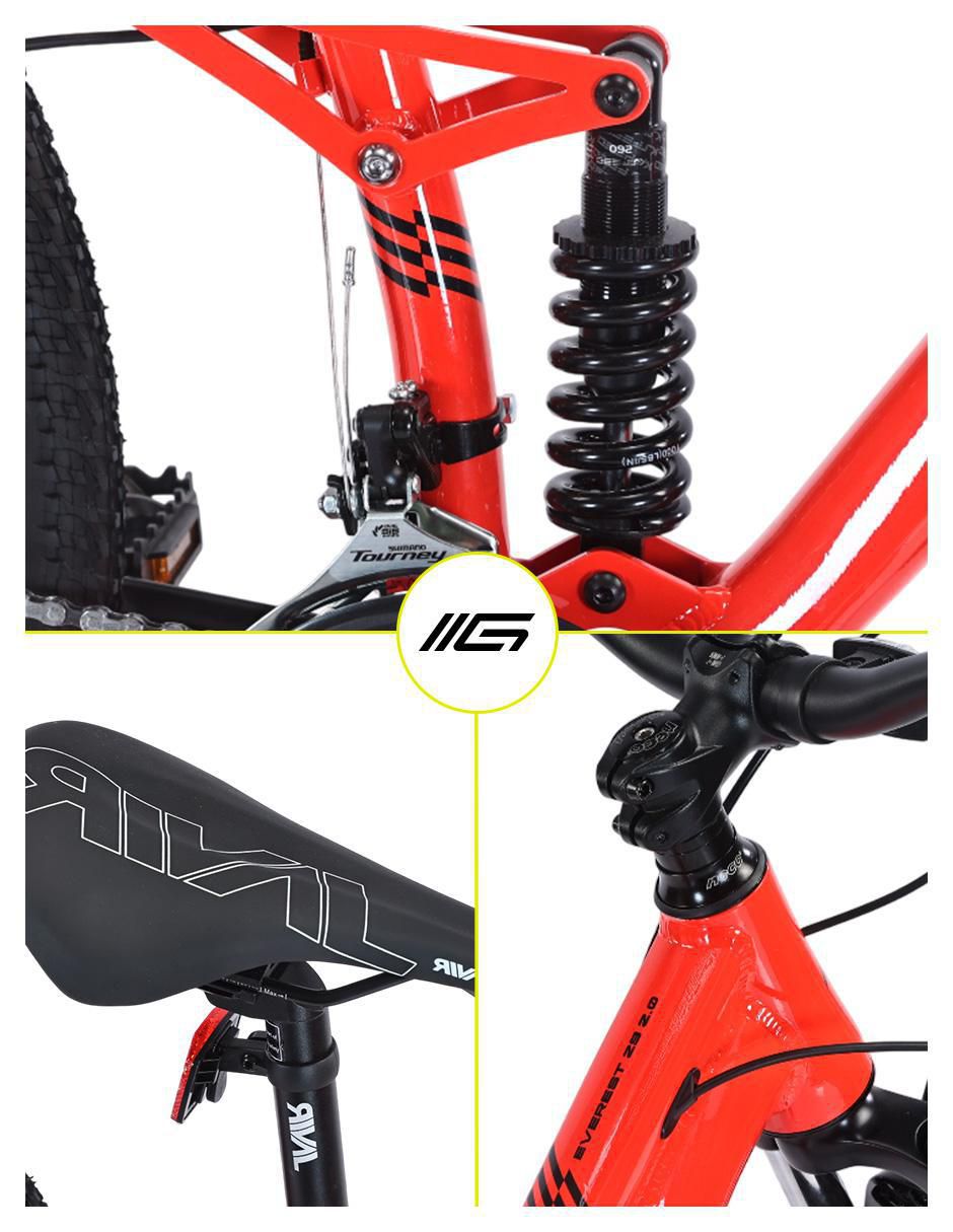 Bicicleta de montaña gravel "rodada" 29 everest r29 2.0 15"  "para" unisex