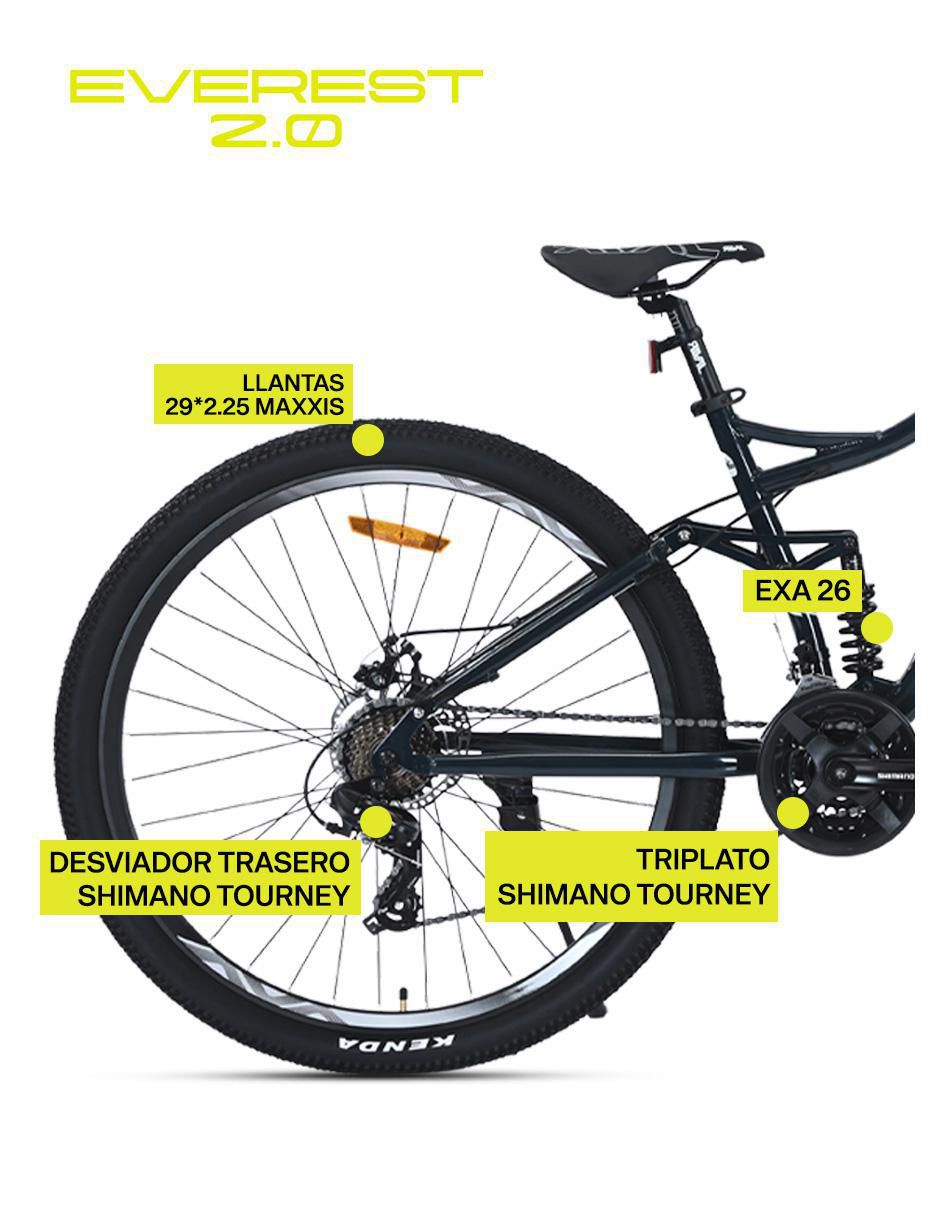 Bicicleta de montaña rodada 29 Unisex 4