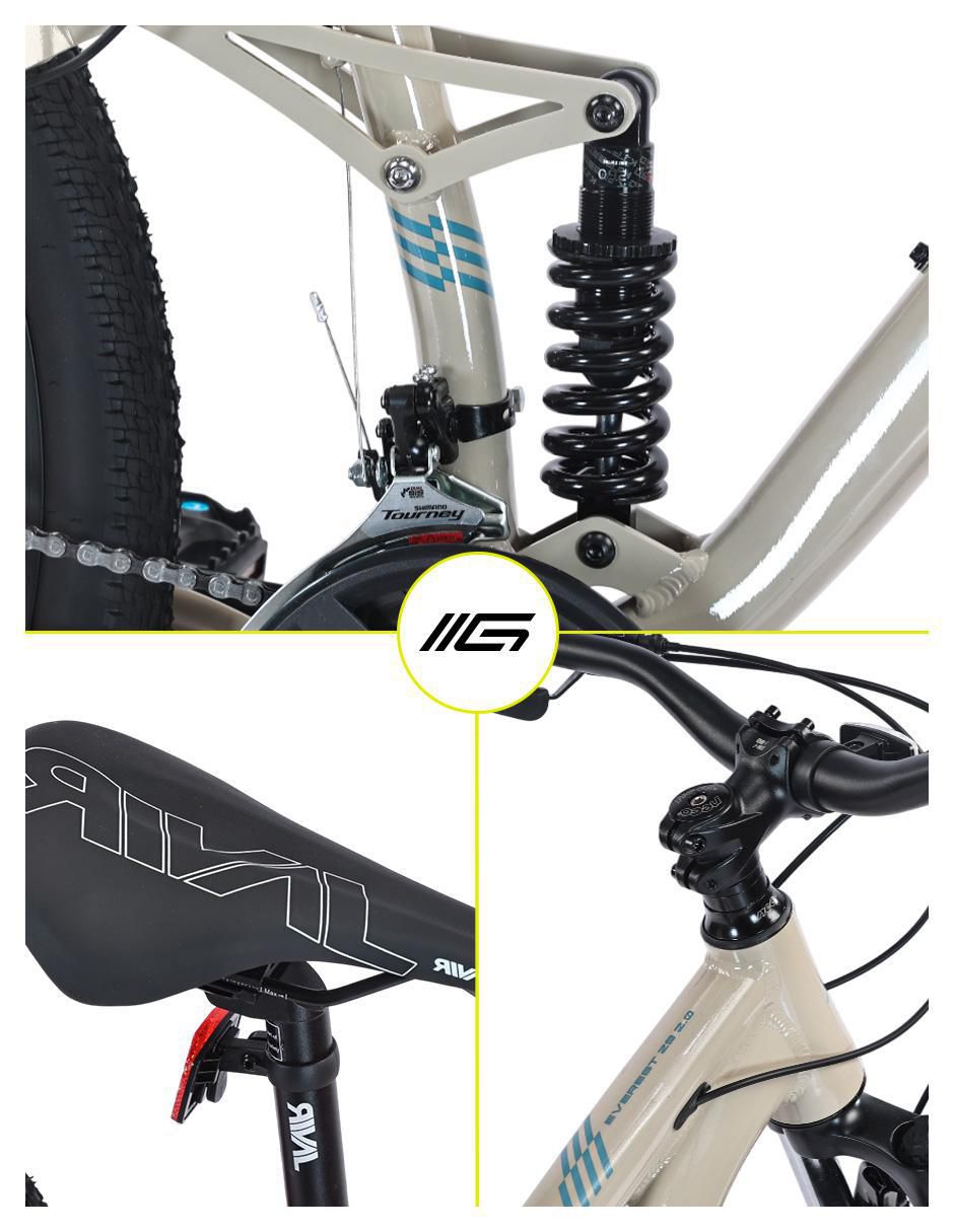 Bicicleta de montaña gravel "rodada" 29 everest r29 2.0 19"  "para" unisex