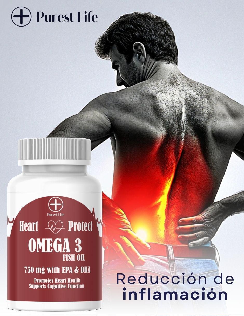 Suplemento de aceite de pescado Omega 3 cápsulas 5
