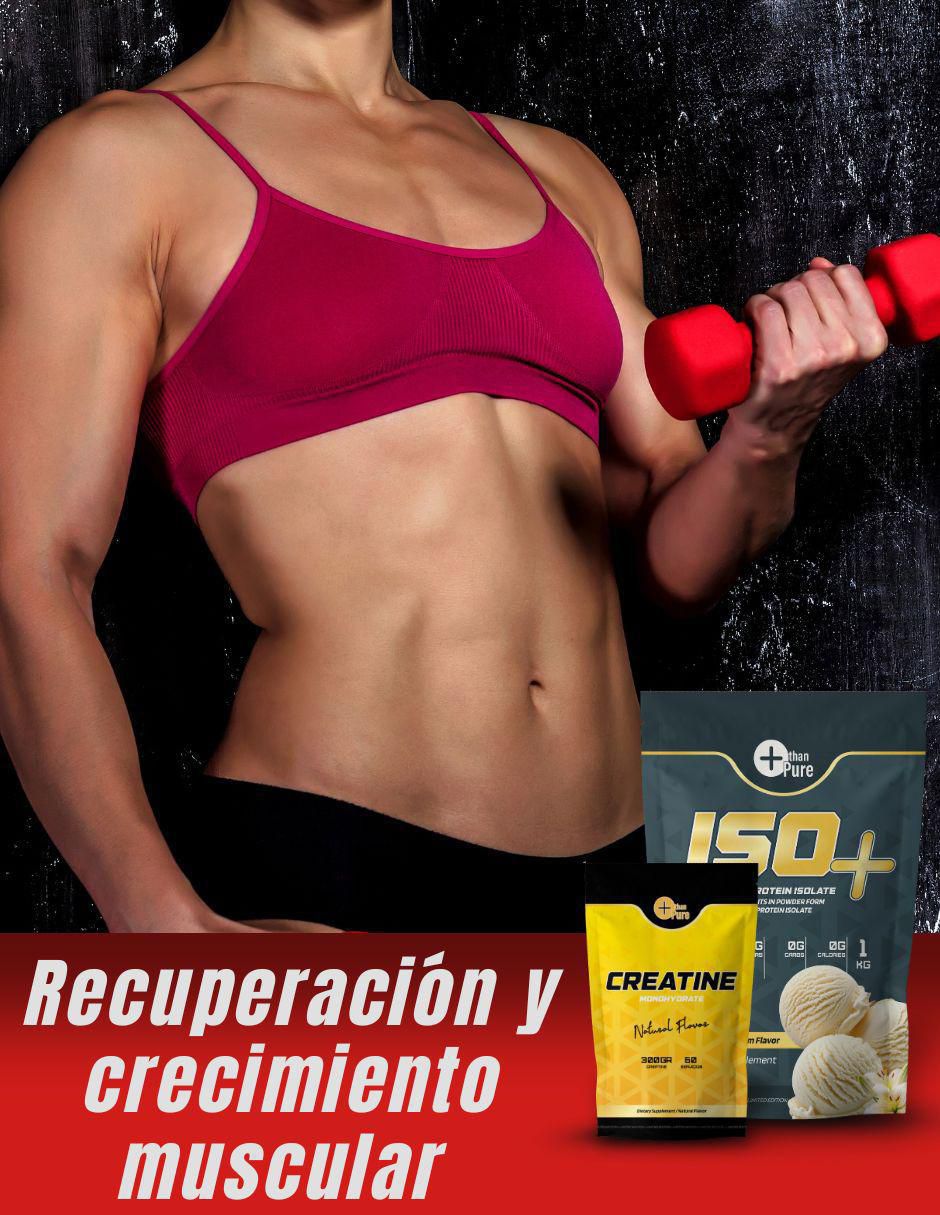 Kit con proteína whey y creatina monohidratada sabor vainilla de 1.3 kg 7
