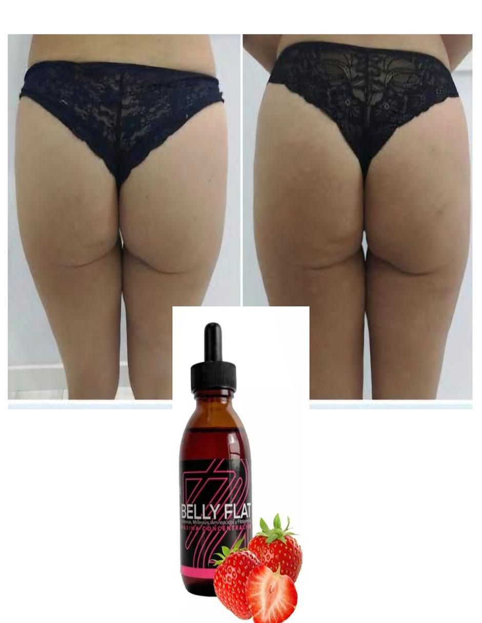 Belly zlimer termogenico y voluminizador de gluteos con multivitamínico y antioxidante sabor fresa de 12 oz 6