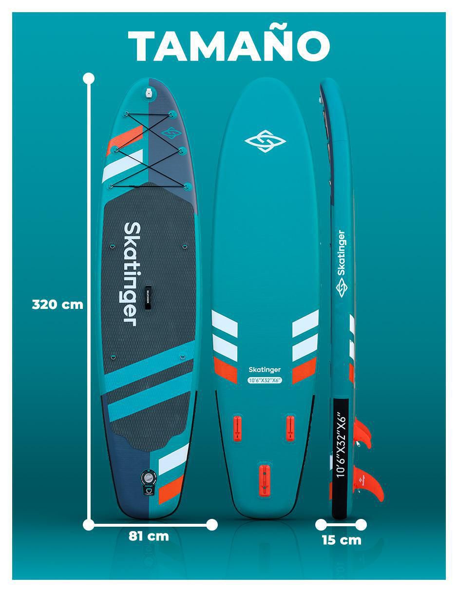 Tabla surf paddle jade adulto 9