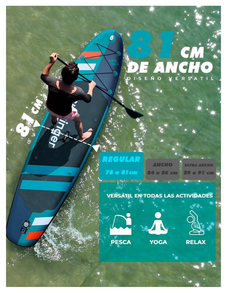 Tabla surf paddle jade adulto 6